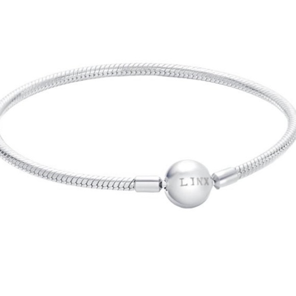 Linx Snake Chain Bracelet with Pink and Purple Themed Charms - Picture 5 of 5